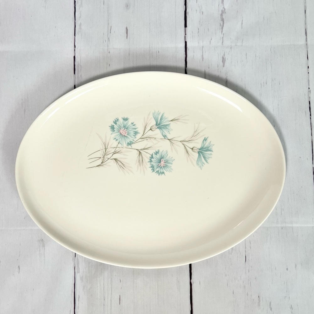 Vintage Taylor Smith Taylor Ever Yours Boutonniere Platter MCM Serving Dish